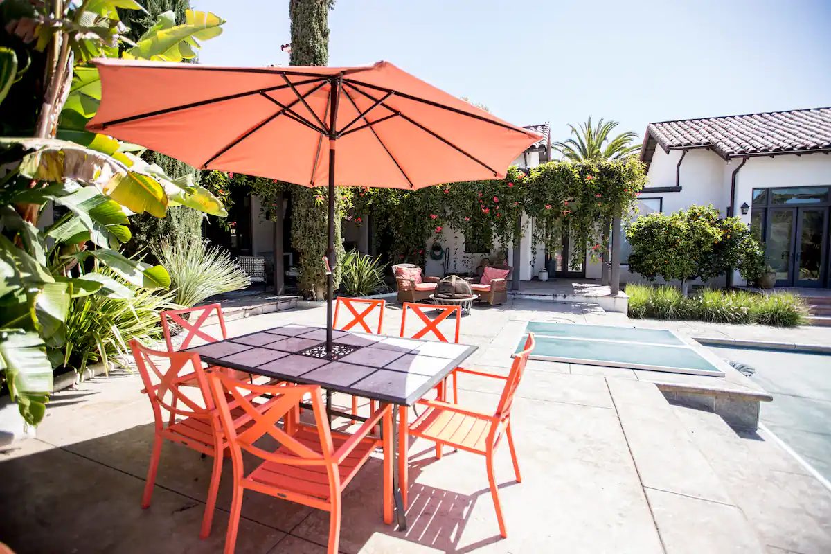 Courtyard at the private estate