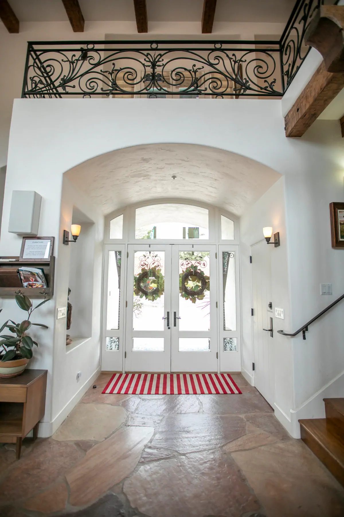 Entrance to the retreat estate